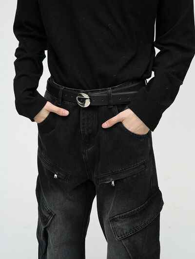 Baggy Jeans with Cargo Pockets - Damned Threads